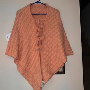 Brand New Ralph Lauren cableknit poncho